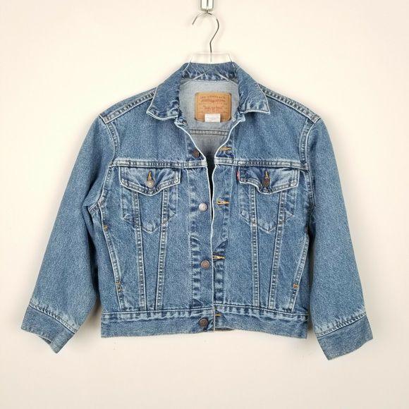 Levi’s Vtg 80s Trucker Cropped Denim Jacket